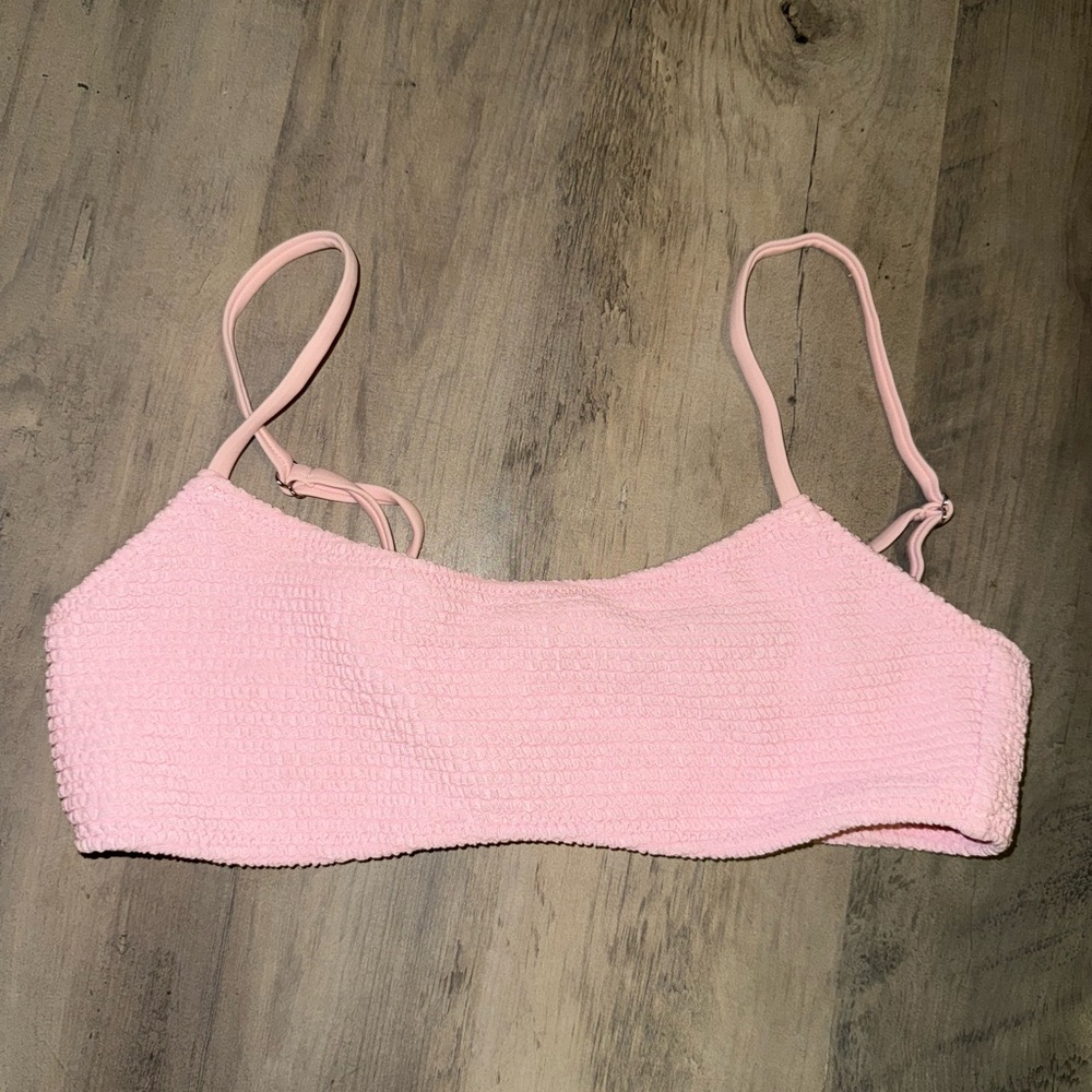 Pink LA Hearts Bikini Top